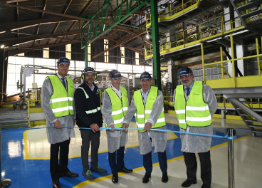 Inauguración del nuevo horno de Verallia en Burgos.