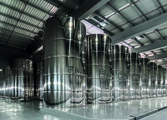 Gran bodega de aceite de oliva