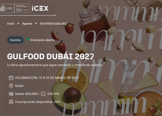 Gulfood 2027, una cita estratégica para el aceite de oliva 