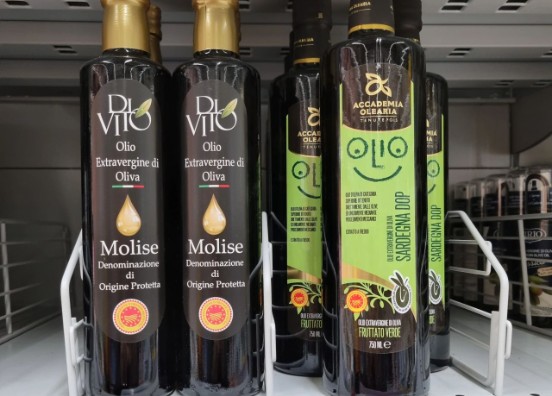 Lineal de aceite de oliva italiano