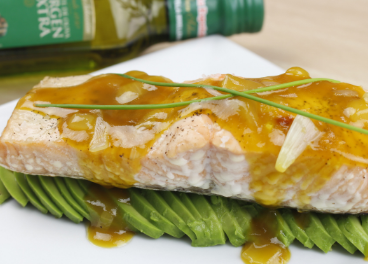 Salmón con AOVE