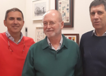 José  María Castellano (Instituto de la Grasa-CSIC), José Lapetra y José Manuel Santos, (Distrito Sanitario de Atención Primaria Sevilla-SAS).