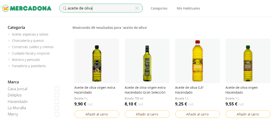 Subida de precios en el aceite de oliva
