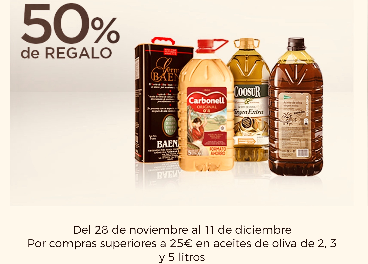 Oferta AOVE en El Corte Inglés