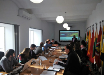 Reunión de coordinación del proyecto celebrada, recientemente, en el municipio portugués de Portalegre