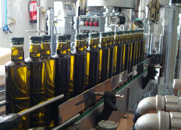 Linea de envasado de aceite de oliva