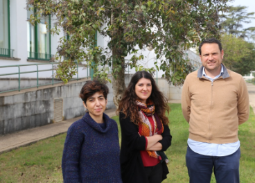 Parte del equipo de investigación. De izqda a dcha, Concepción Muñoz, Anabel Expósito y Feliciano Priego.