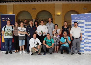 Alumnos del curso de cocina.