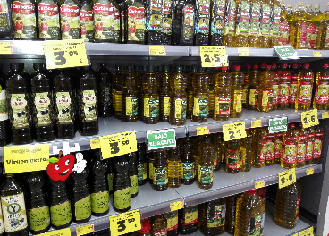 Lineal de aceites de Hiper Usera