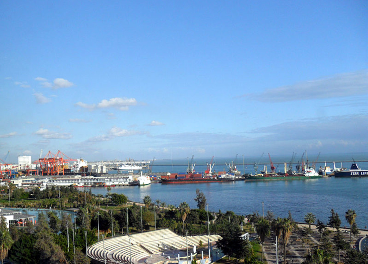 Puerto de Mersin Turquía