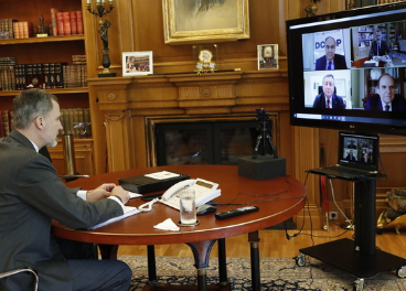 Videoconferencia sector aceite de oliva con el Rey Felipe VI