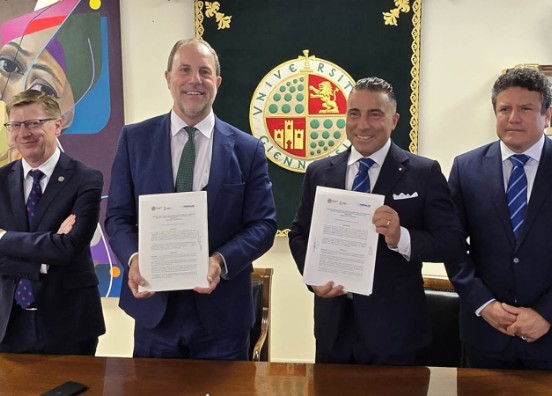 Félix Grande, Nicolás Ruiz, Aldino Zeppelli y Rodrigo Jaen.