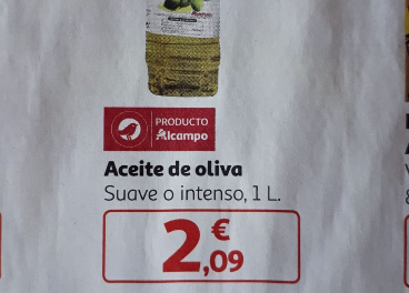 Oferta promocional en Alcampo