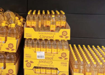 Mercadona baja de nuevo el precio del aceite de girasol . Revista Olimerca.