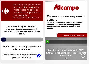 Web de Alcampo compra on-line